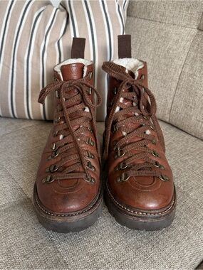 Grenson Nanette Shearling Boots US 6.5